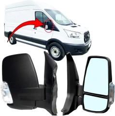 Зеркало ПРАВОЕ короткая нога ЭЛЕКТРИЧЕСКОЕ Ford Transit 2014-